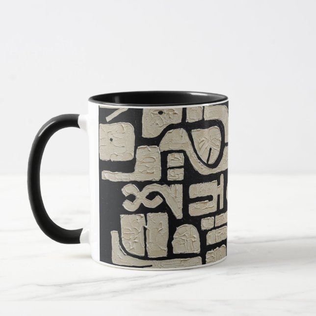 Afrikansk konst Coffee Mugg (Vänster)