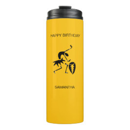 Afrikansk konst Cute silhouette dancer