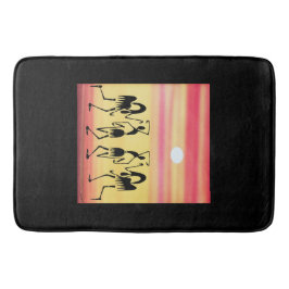 Afrikansk konst, Cute Sunny Day Break Dance Badrumsmatta