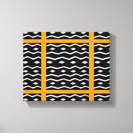 Afrikansk konst, Etniska Mönster Orangen Canvastryck