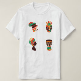 Afrikansk konst herrtröja t shirt