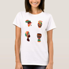 Afrikansk konst Kvinnors T-shirt