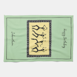 Afrikansk konst, Låt oss Party Kökshandduk