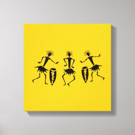 Afrikansk konst, Lycklig Dance Canvastryck
