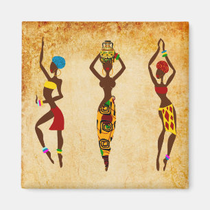 Afrikansk konst magnet