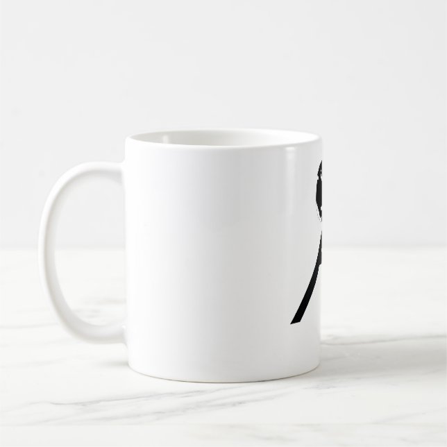Afrikansk konst-mugg kaffemugg (Vänster)