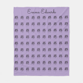 Afrikansk konst, Personlig, Firande Lila Fleecefilt