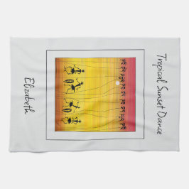 Afrikansk konst, Tropical Sunset Firande Kökshandduk