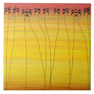 Afrikansk konst, Tropical Sunshine Kakelplatta