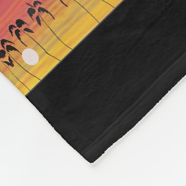 Afrikansk konst, Tropiska sommaren Mönster Fleecefilt (Hörn)