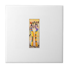 Afrikansk konsthandling Fantastisk Dance Kakelplatta