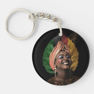 Afrikansk konstnärlig kvinna