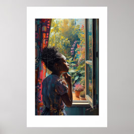 Afrikansk konsttryck poster