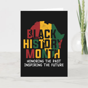Afrikansk kontinent i svarta historikmånader kort