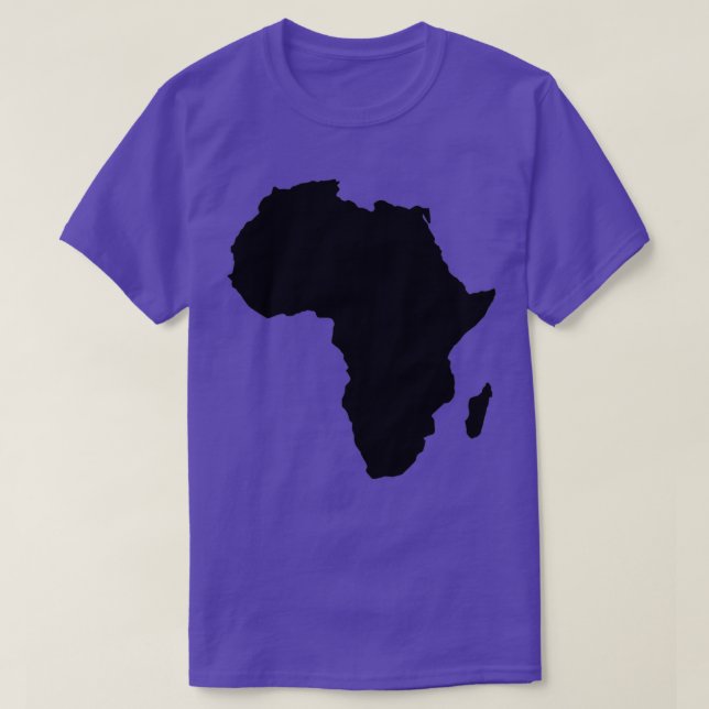 Afrikansk kontinent t shirt (Design framsida)