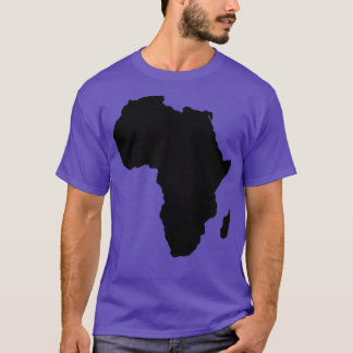 Afrikansk kontinent t shirt