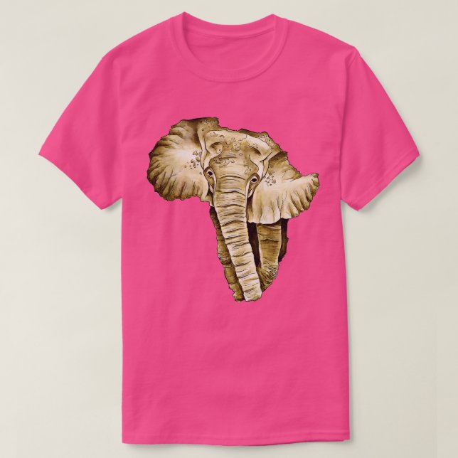 Afrikansk kontinent t shirt (Design framsida)