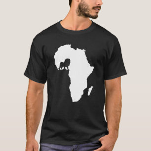 Afrikansk kontinentalkonst Traveling Afrika Safari T Shirt