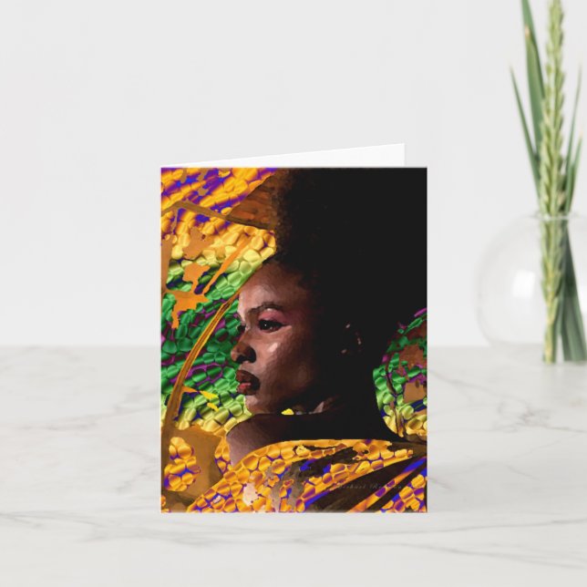 afrikansk kort (Framsida)