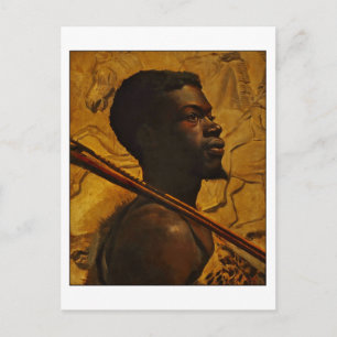 Afrikansk krigare av Boyd Fine Art Vykort