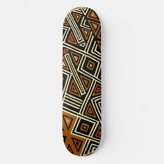 Afrikansk Kuba Design Skateboard Bräda 19,5 Cm (Framsida)