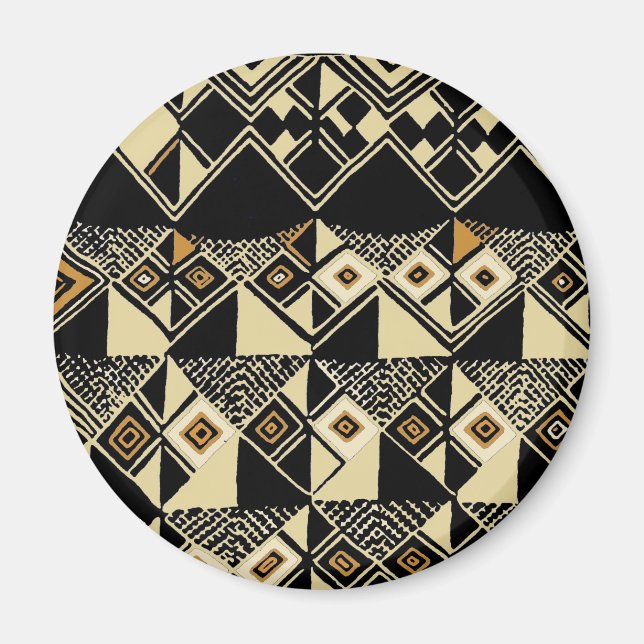 Afrikansk Kuba Inspired Designer Magnet (Framsidan)