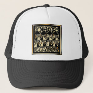 Afrikansk Kuba Inspired Designer Truckerkeps