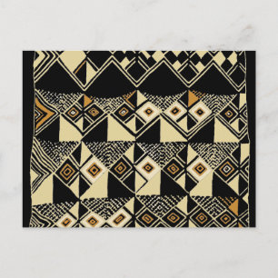 Afrikansk Kuba Inspired Designer Vykort