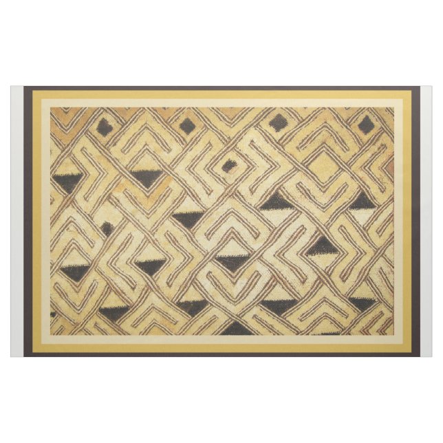 Afrikansk Kuba Trasa-inspirerad design Tyg (Yard)