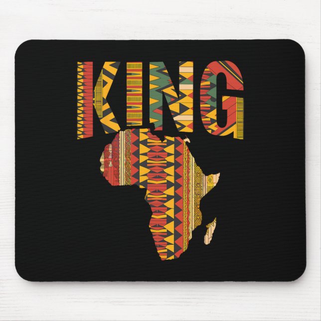 Afrikansk Kung Karta Kente Design Black Pride Mela Musmatta (Framsidan)