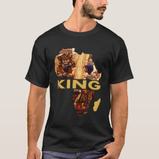 Afrikansk Kung Manar Egyptisk Clothing Art Kung Tu T Shirt