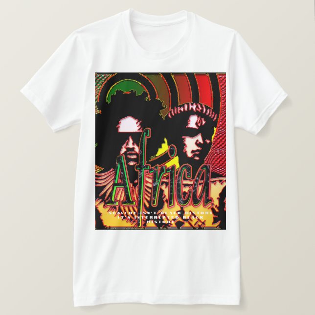 Afrikansk Kung och drottning T Shirt (Design framsida)