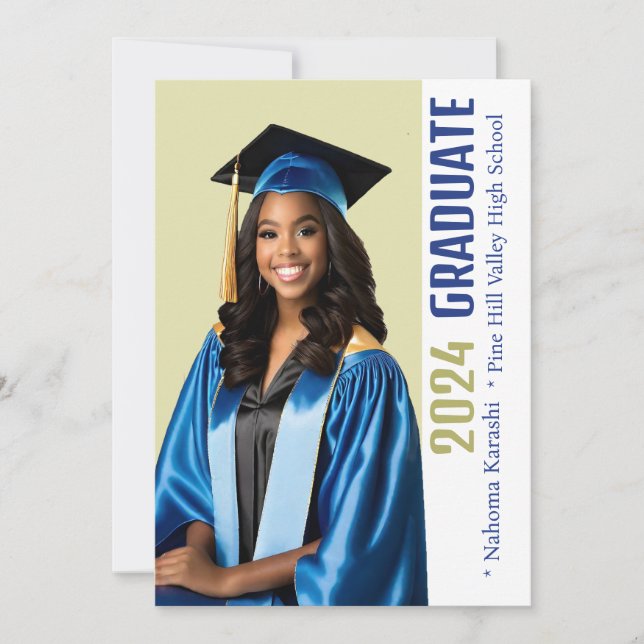 Afrikansk kungörelse från Student 2024 Inbjudningar (Framsida)