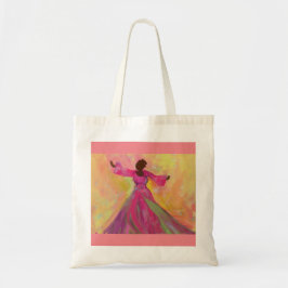 Afrikansk kvinna dansar Damernas Totebag Tygkasse