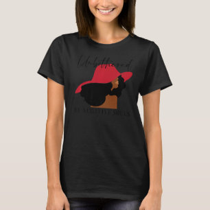 Afrikansk kvinna i svart historia utan hinder av N T Shirt