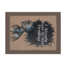 Afrikansk kvinna som jag redan vill börja dricka