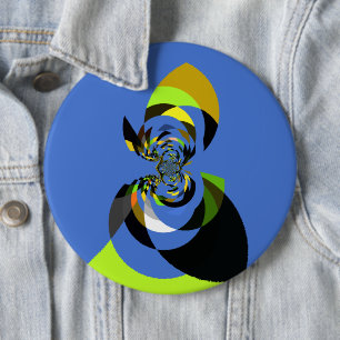 Afrikansk kvinna vektor design konsttryck knapp