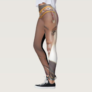 Afrikansk kvinnadesign leggings