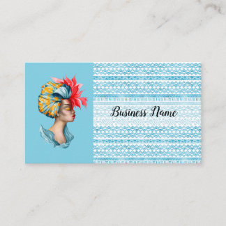 Afrikansk kvinnavisitkort visitkort