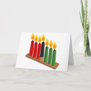 afrikansk kwanzaa helgkort