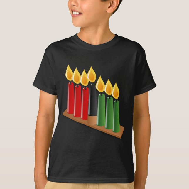 afrikansk kwanzaa t shirt (Framsida)
