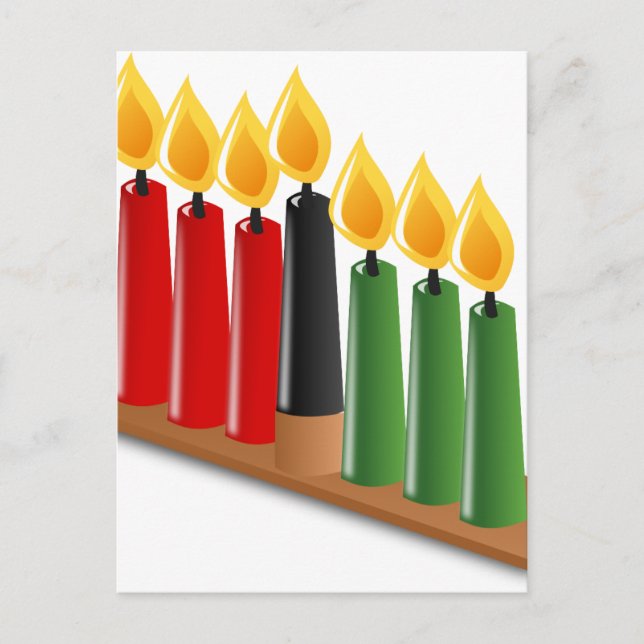 afrikansk kwanzaa vykort (Framsida)