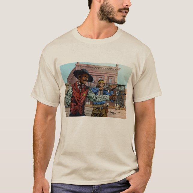 Afrikansk legendary lawman t-shirt (Framsida)