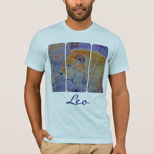 Afrikansk Lejon Big Cat LEO Animal-älskare Shirt T Shirt (Framsida)