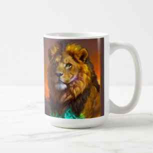 Afrikansk Lejon i Sunrise Kaffemugg