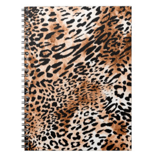 Afrikansk leopard Skriv ut sömlös Anteckningsbok