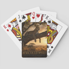 Afrikansk Leopardsakacia Savann DJUR Poker Casinokort