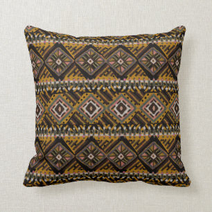 Afrikansk Lera Trasa inspirerad Ethnic Stil Kudde
