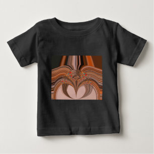 Afrikansk ljusblond Kaleidoskop Art Utskriftsdesig T Shirt