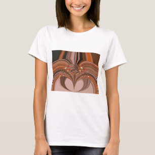 Afrikansk ljusblond Kaleidoskop Art Utskriftsdesig Tee